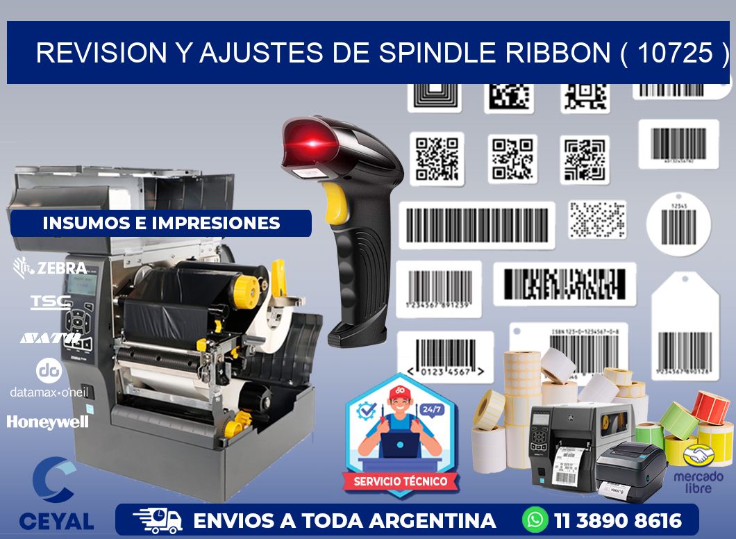 REVISION Y AJUSTES DE SPINDLE RIBBON ( 10725 )