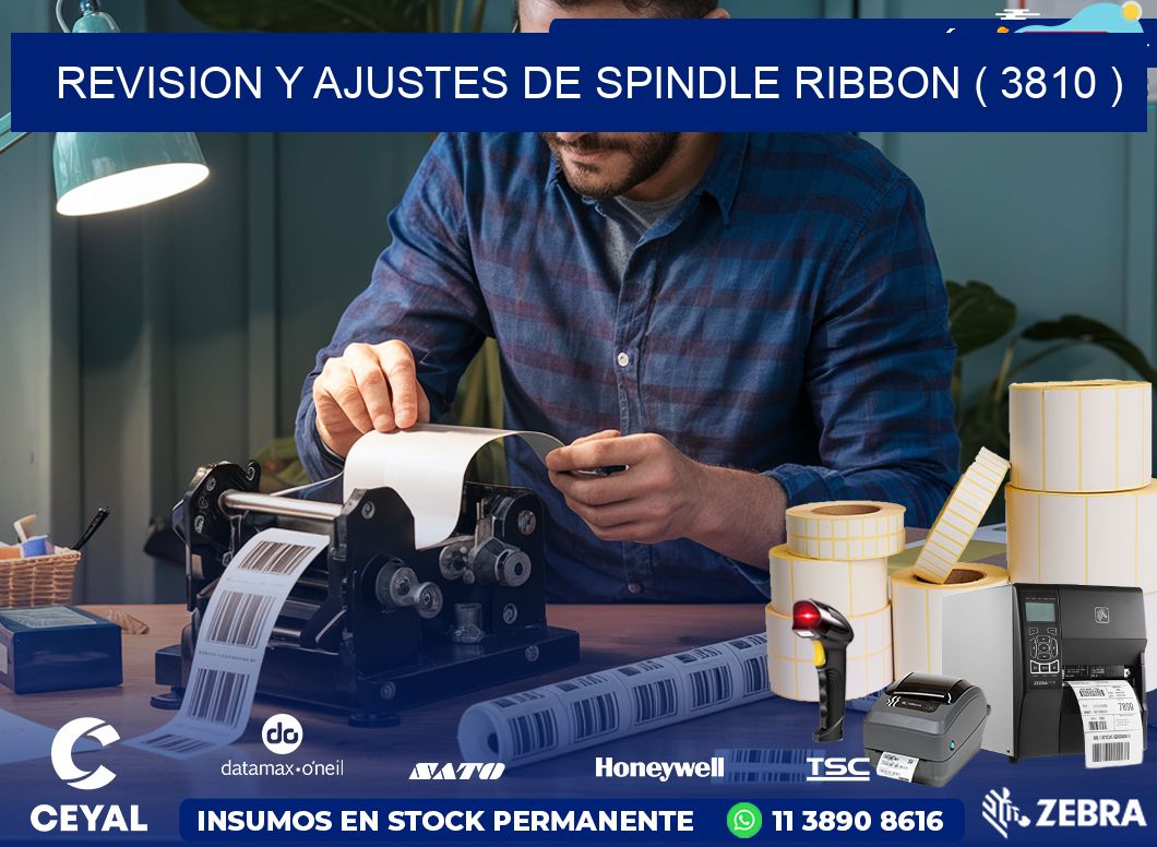 REVISION Y AJUSTES DE SPINDLE RIBBON ( 3810 )