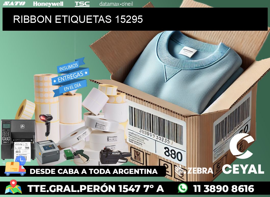 RIBBON ETIQUETAS 15295