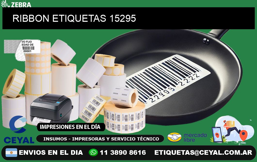 RIBBON ETIQUETAS 15295