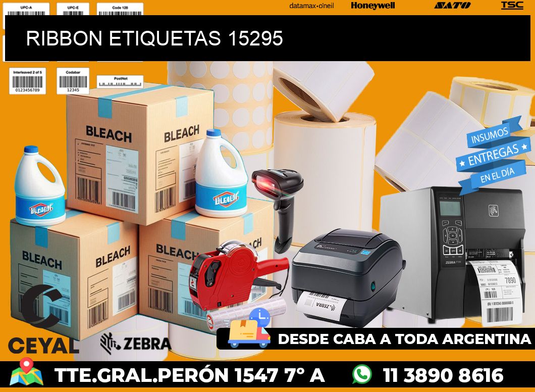 RIBBON ETIQUETAS 15295