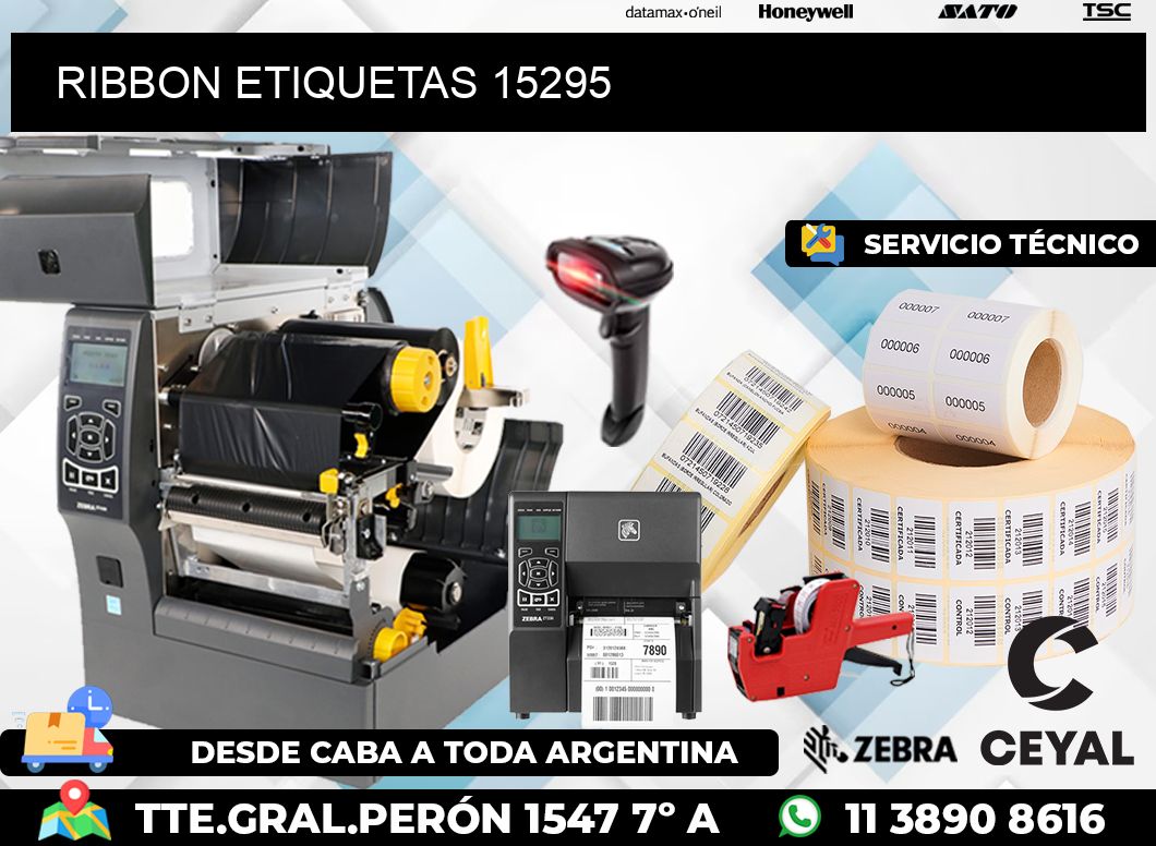 RIBBON ETIQUETAS 15295