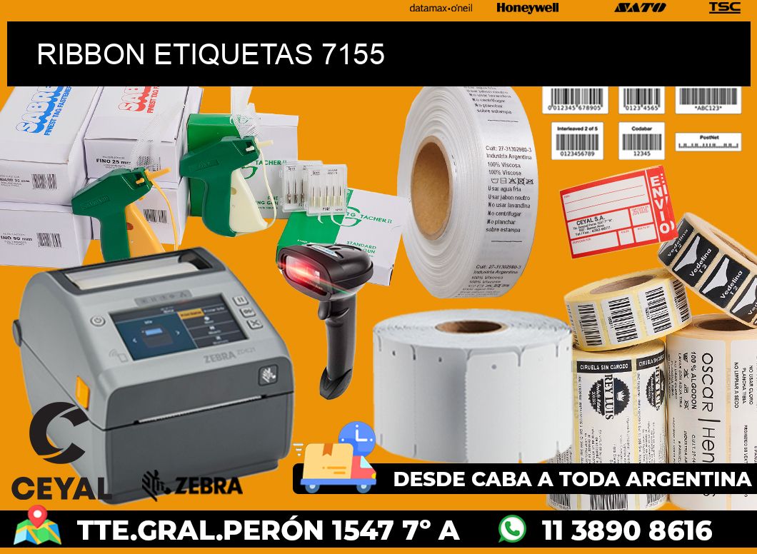 RIBBON ETIQUETAS 7155