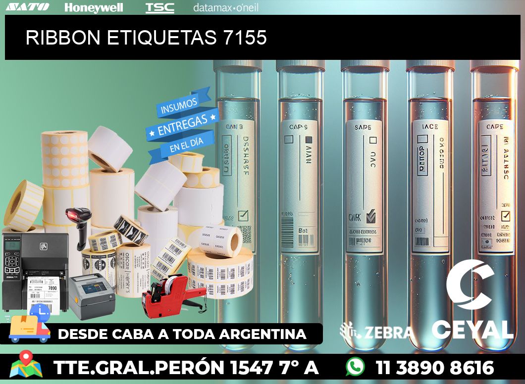 RIBBON ETIQUETAS 7155
