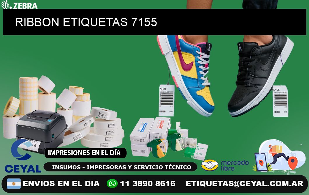 RIBBON ETIQUETAS 7155