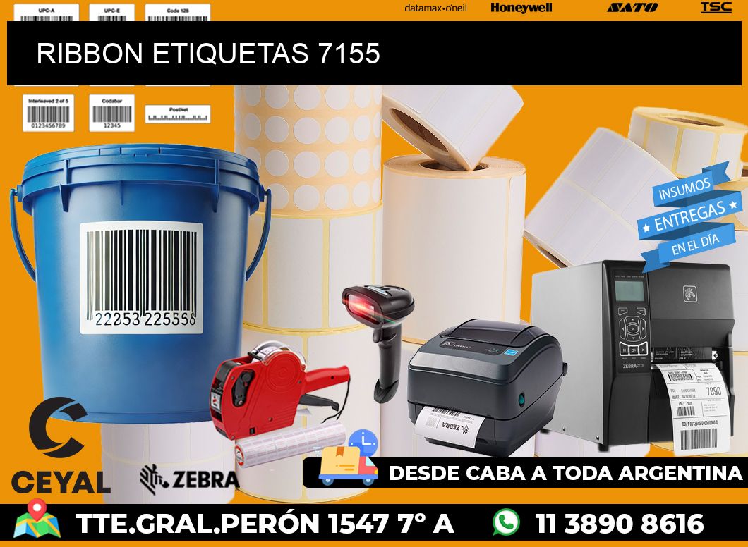 RIBBON ETIQUETAS 7155