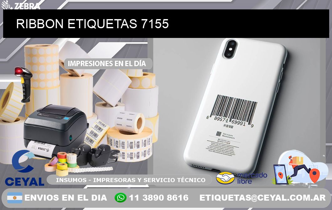 RIBBON ETIQUETAS 7155