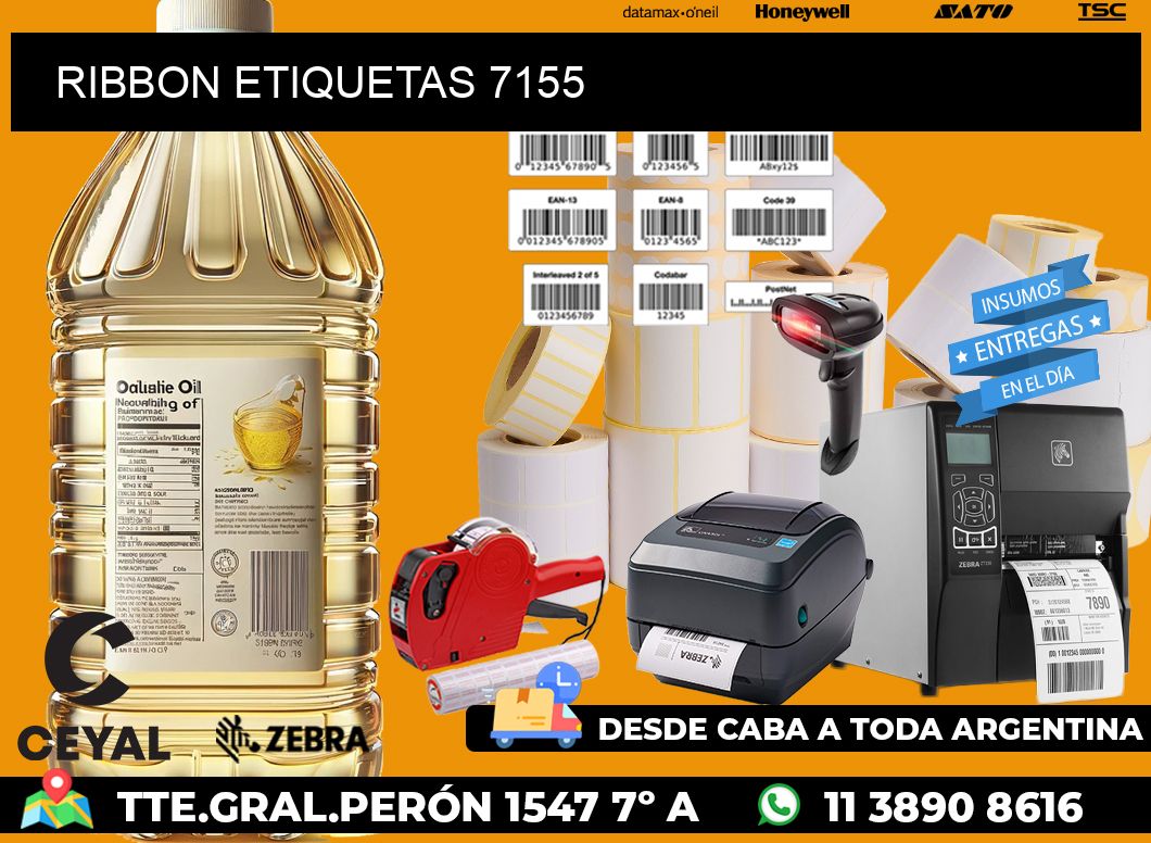 RIBBON ETIQUETAS 7155