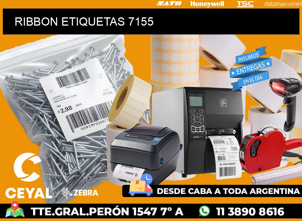 RIBBON ETIQUETAS 7155