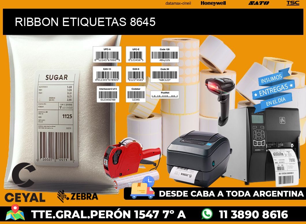 RIBBON ETIQUETAS 8645