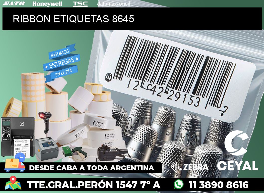 RIBBON ETIQUETAS 8645