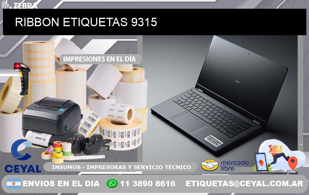 RIBBON ETIQUETAS 9315