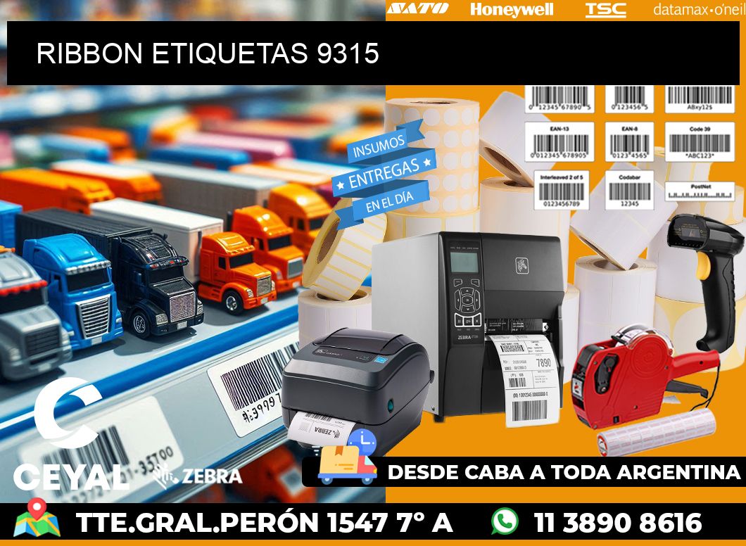 RIBBON ETIQUETAS 9315