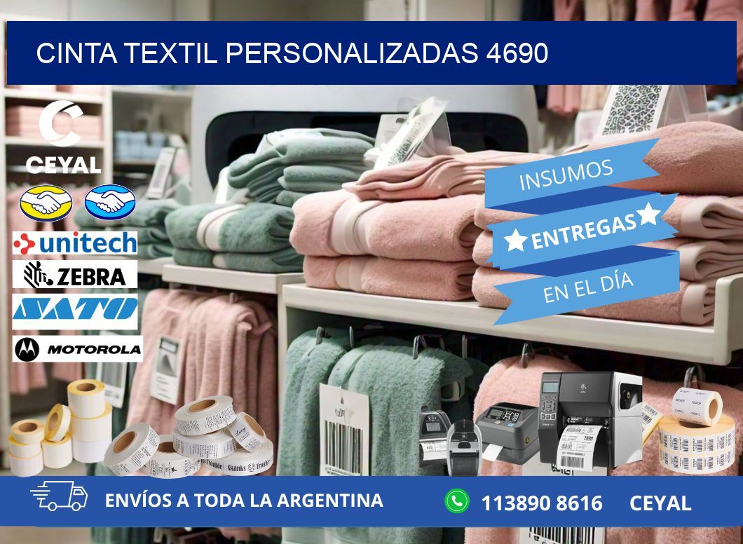 CINTA TEXTIL PERSONALIZADAS 4690