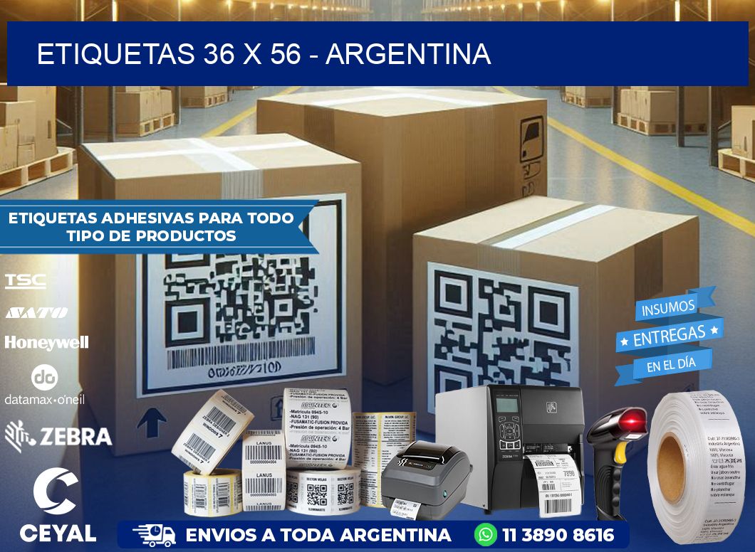 ETIQUETAS 36 x 56 - ARGENTINA