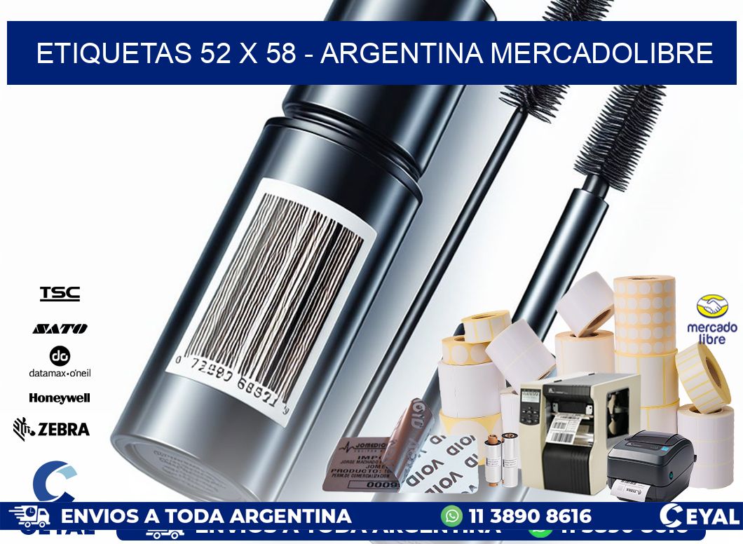 ETIQUETAS 52 x 58 – ARGENTINA MERCADOLIBRE