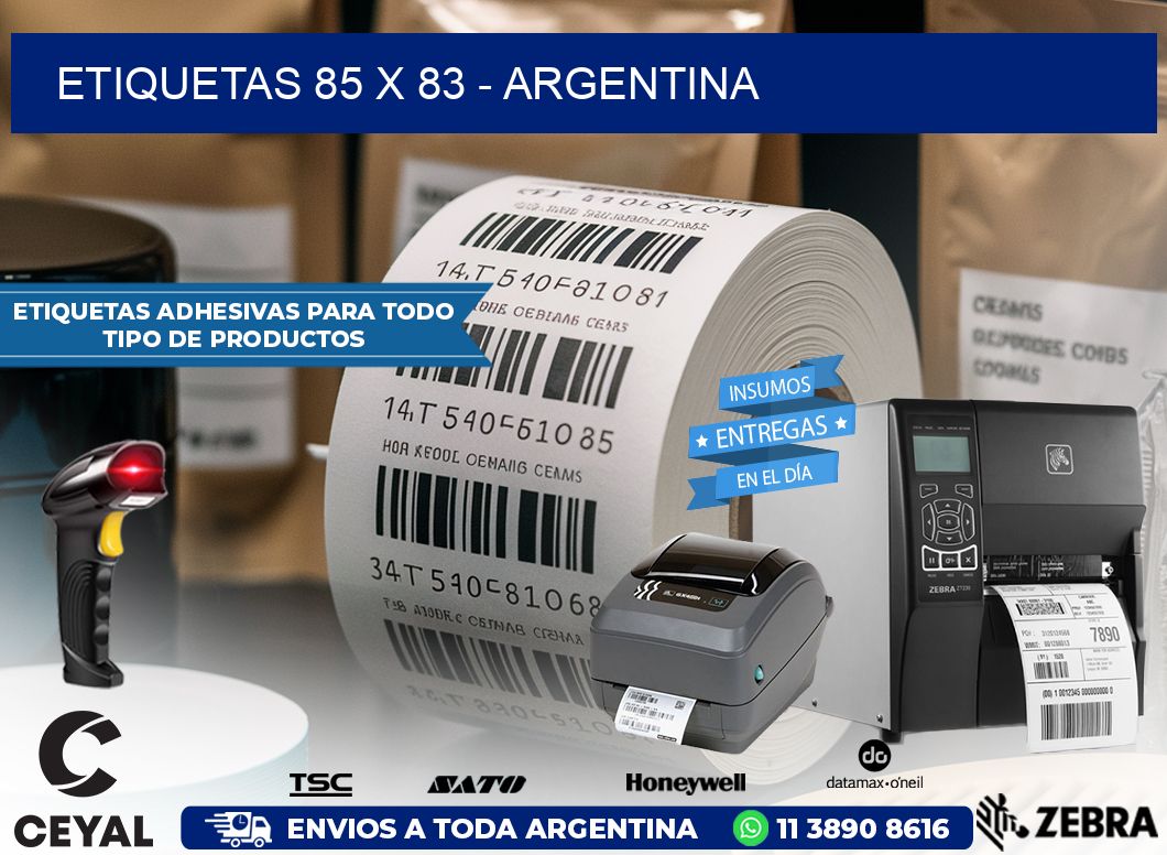 ETIQUETAS 85 x 83 – ARGENTINA