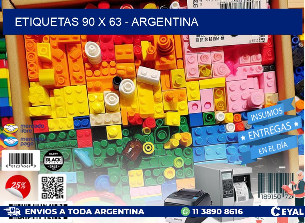ETIQUETAS 90 x 63 - ARGENTINA
