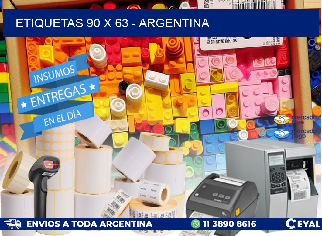 ETIQUETAS 90 x 63 - ARGENTINA