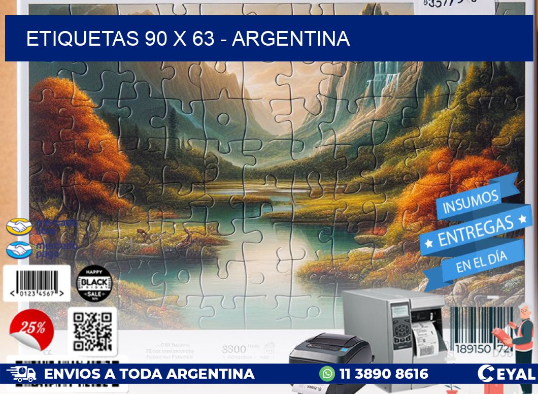 ETIQUETAS 90 x 63 - ARGENTINA