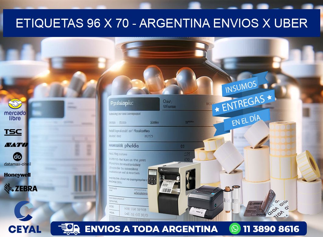 ETIQUETAS 96 x 70 – ARGENTINA ENVIOS X UBER