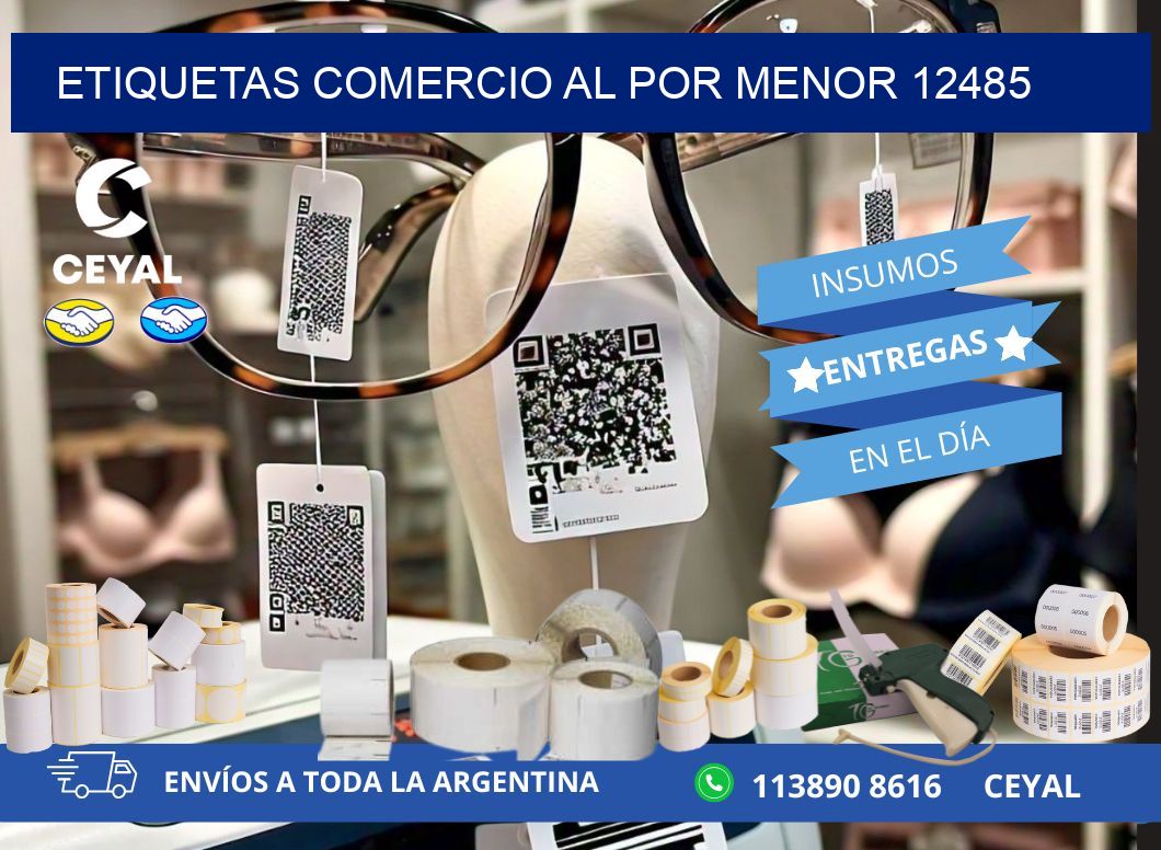 ETIQUETAS COMERCIO AL POR MENOR 12485