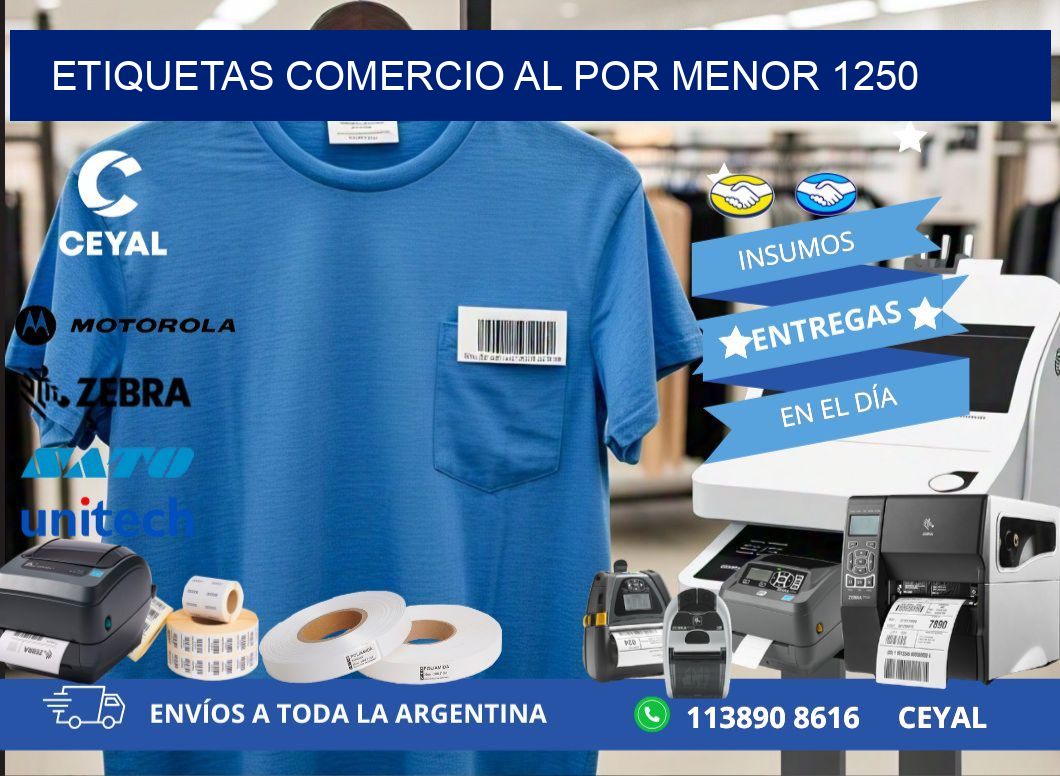 ETIQUETAS COMERCIO AL POR MENOR 1250