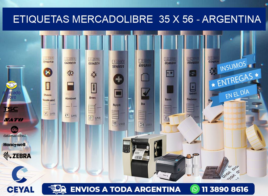 ETIQUETAS MERCADOLIBRE  35 x 56 – ARGENTINA