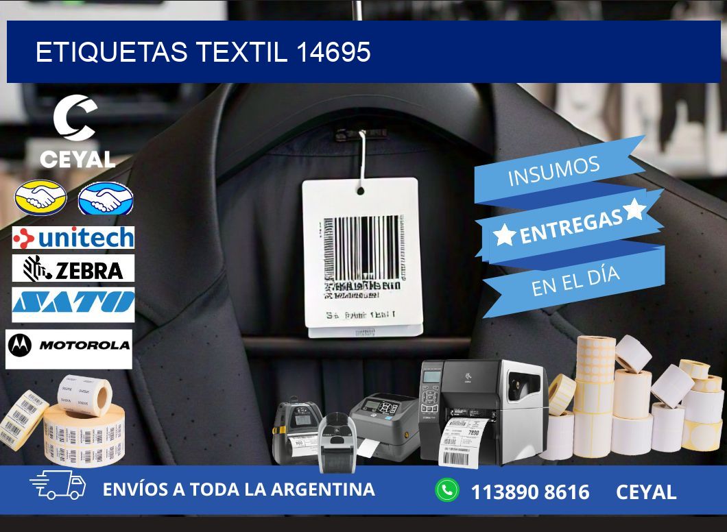 ETIQUETAS TEXTIL 14695