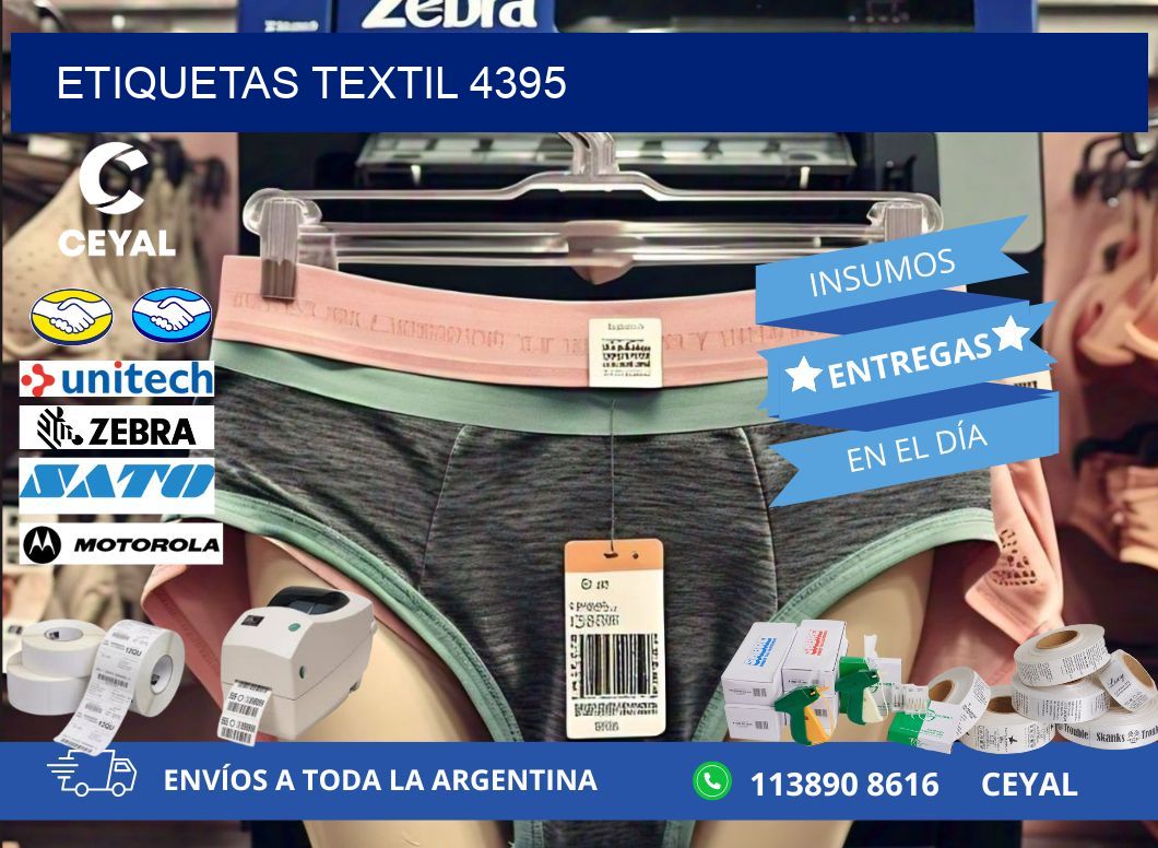 ETIQUETAS TEXTIL 4395