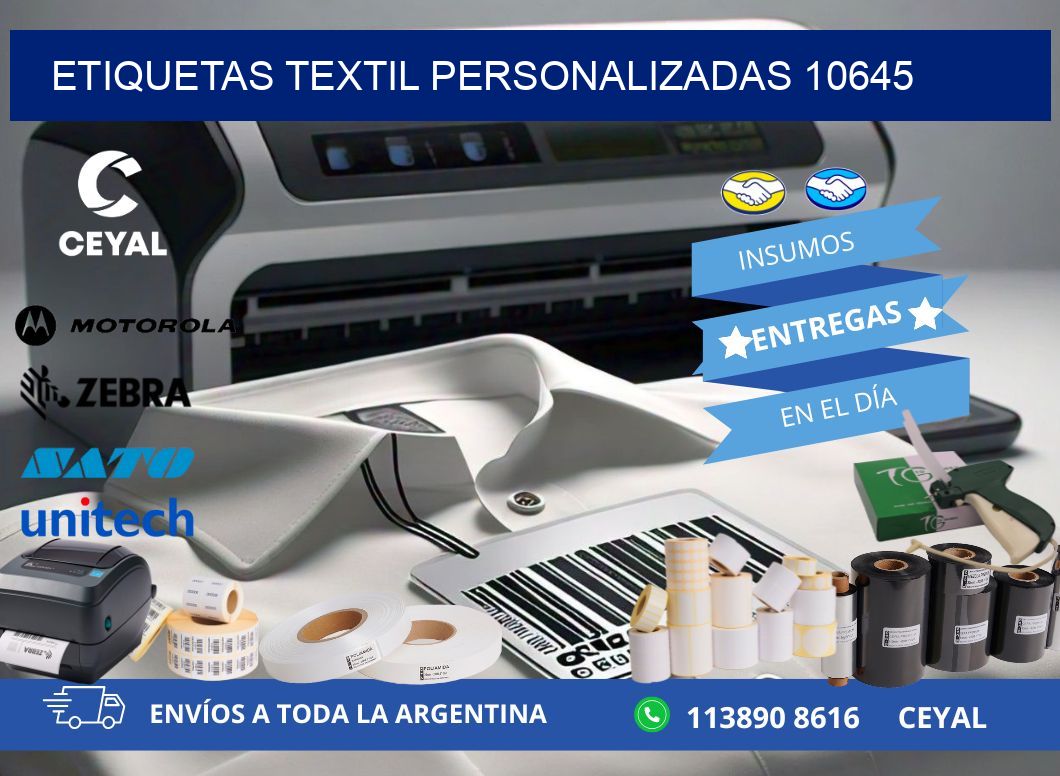 ETIQUETAS TEXTIL PERSONALIZADAS 10645