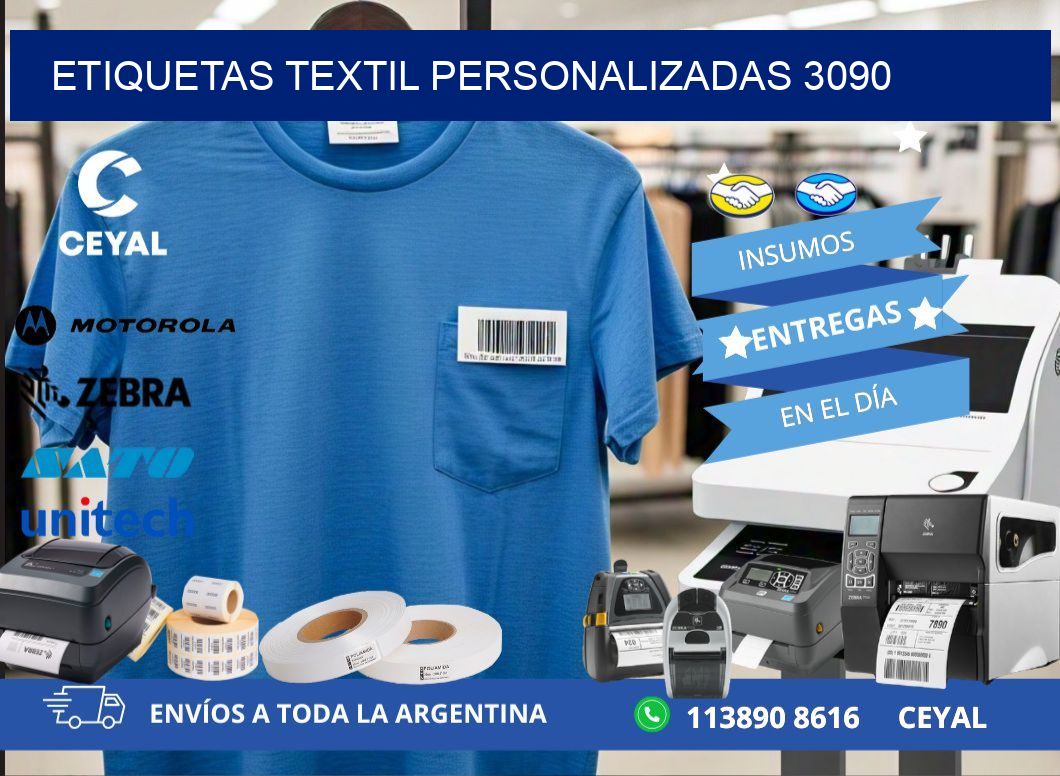 ETIQUETAS TEXTIL PERSONALIZADAS 3090