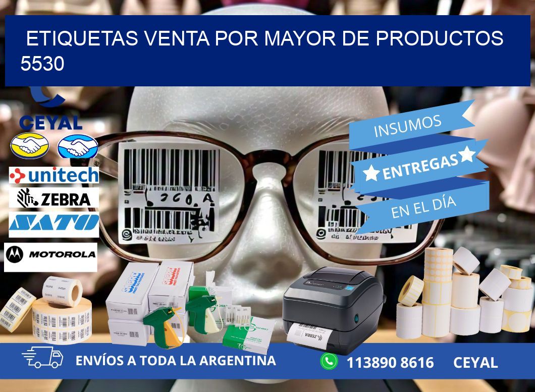 ETIQUETAS VENTA POR MAYOR DE PRODUCTOS 5530