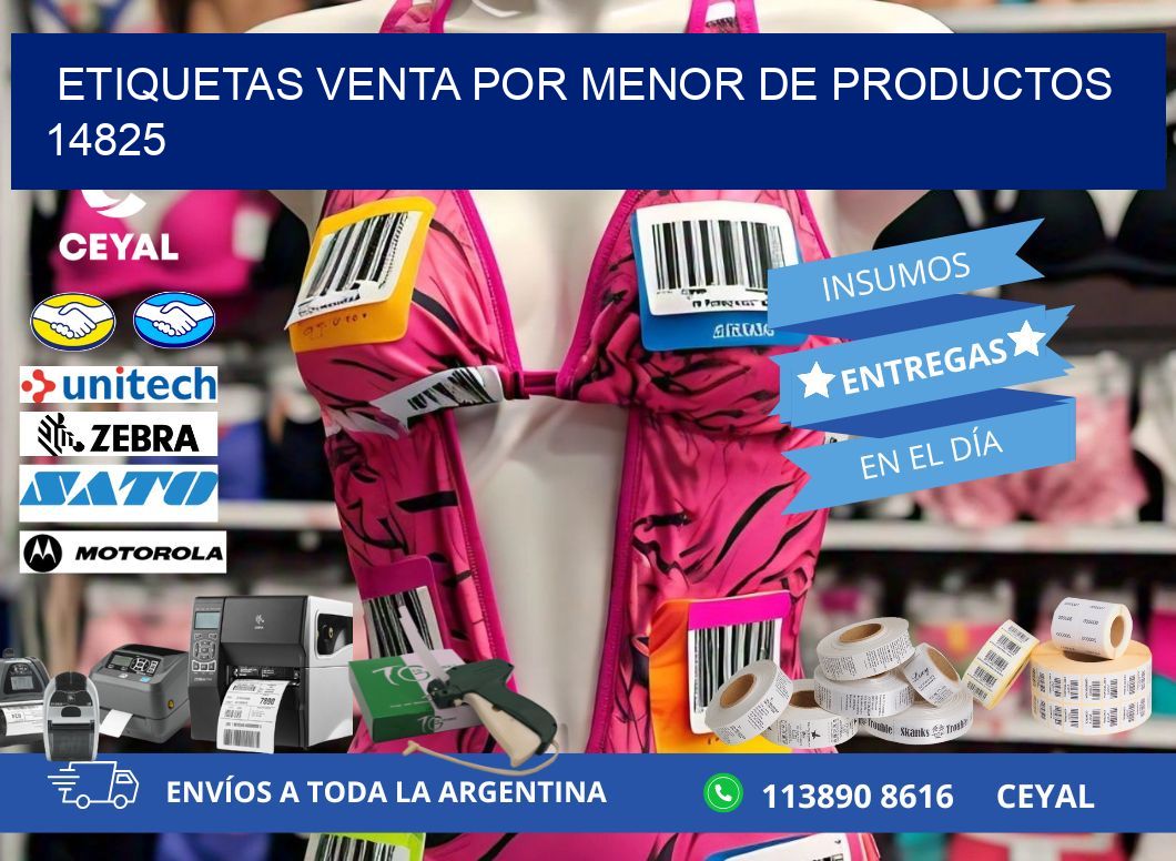 ETIQUETAS VENTA POR MENOR DE PRODUCTOS 14825