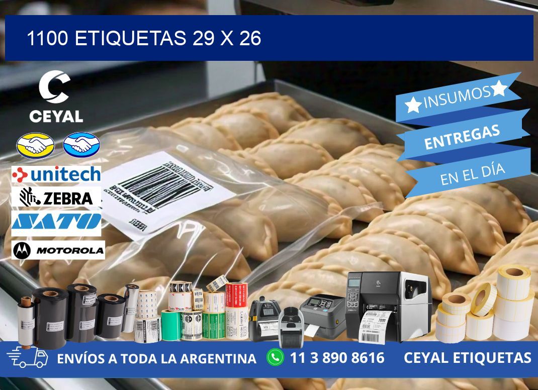 1100 ETIQUETAS 29 x 26