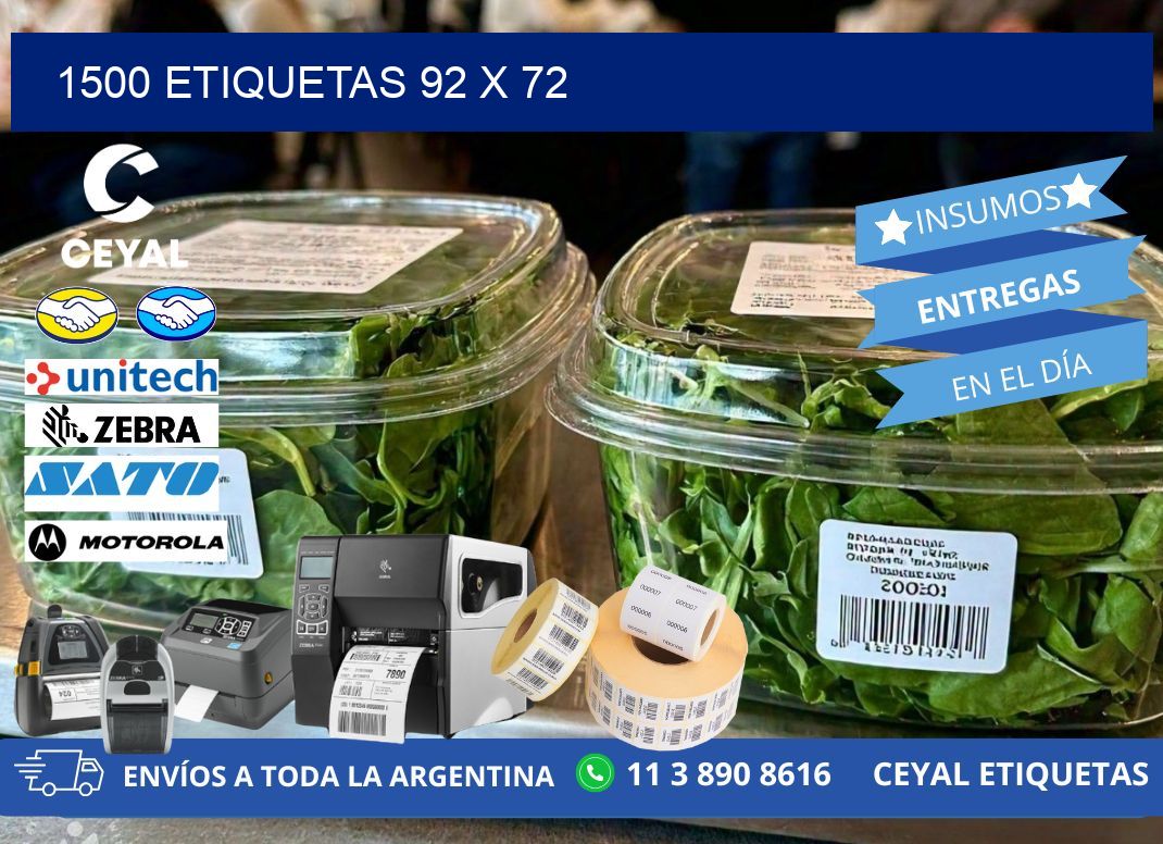 1500 ETIQUETAS 92 x 72