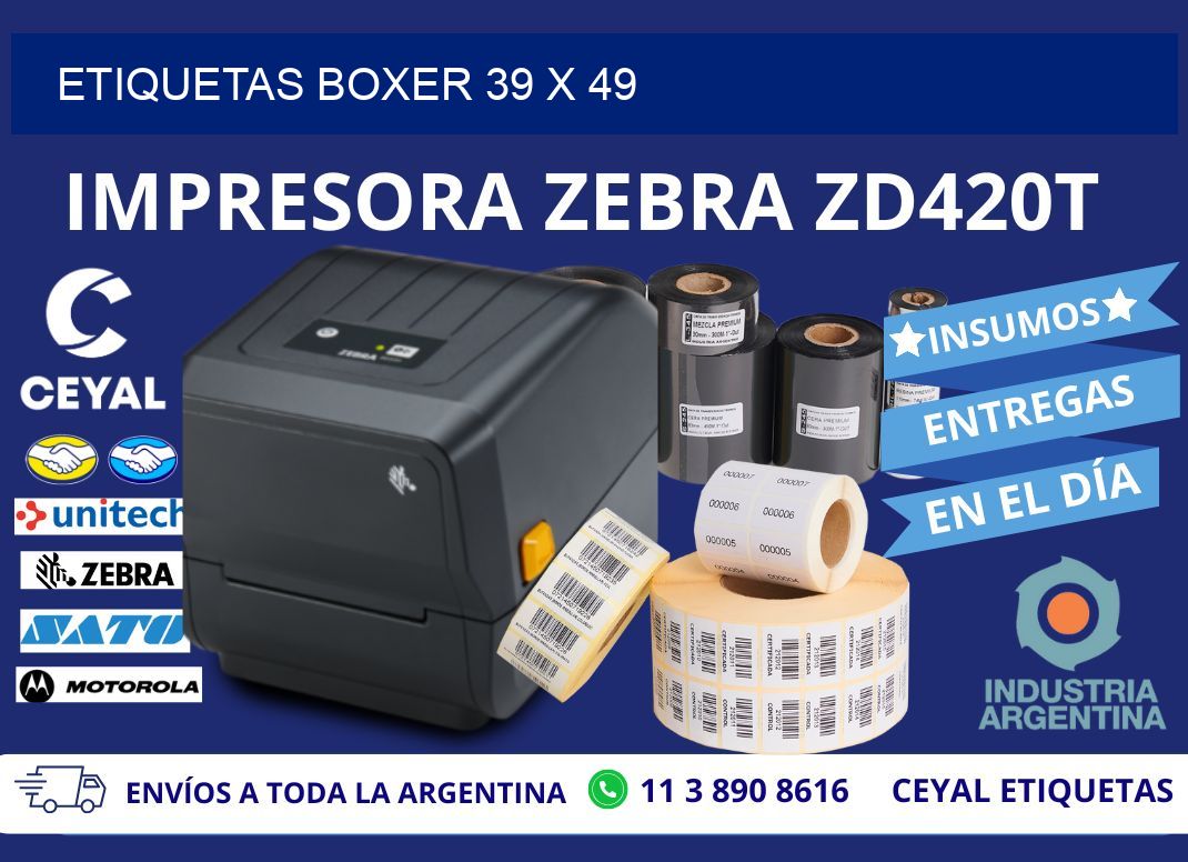 ETIQUETAS BOXER 39 x 49