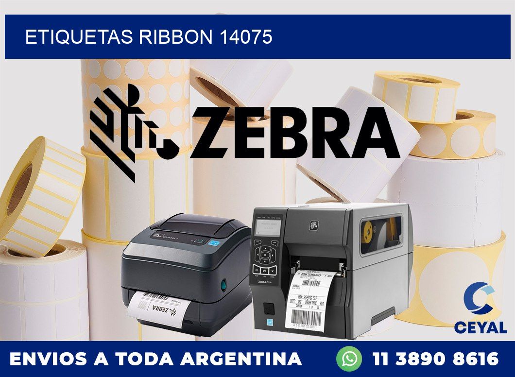 ETIQUETAS RIBBON 14075