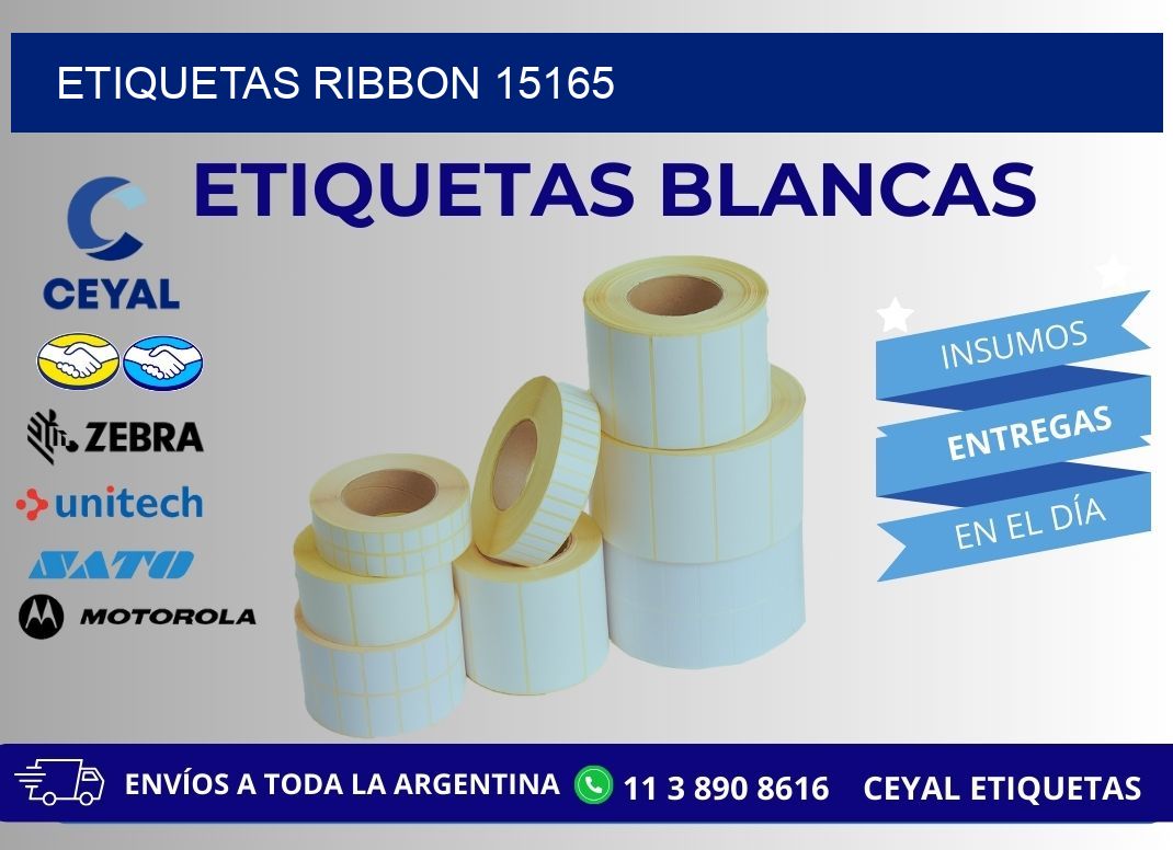ETIQUETAS RIBBON 15165