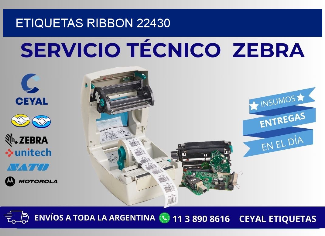 ETIQUETAS RIBBON 22430
