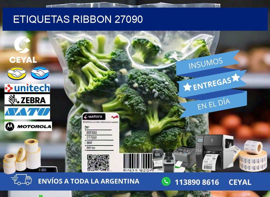 ETIQUETAS RIBBON 27090