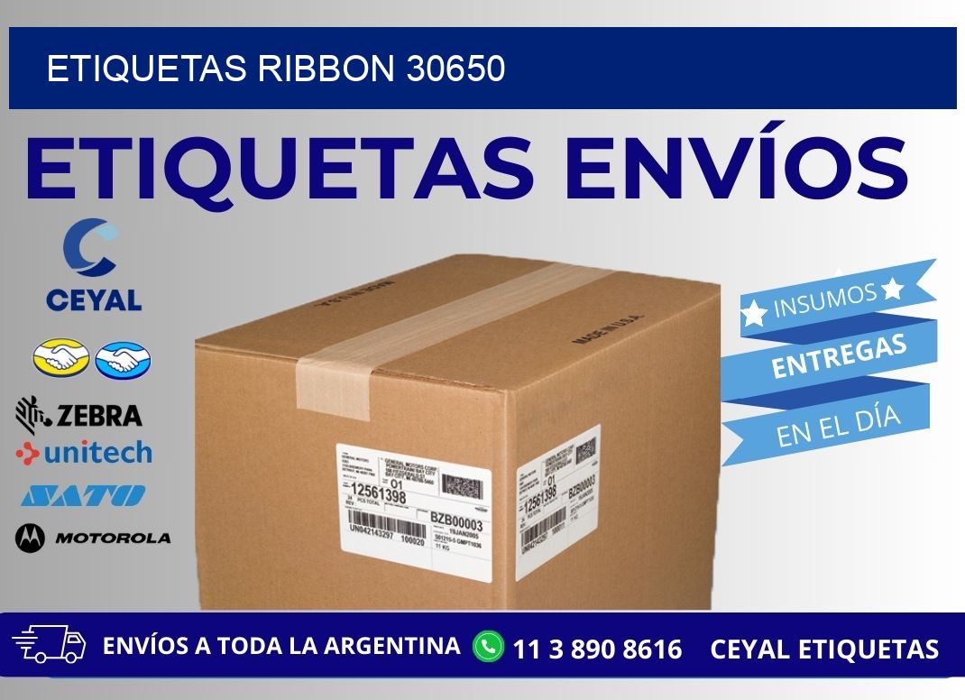 ETIQUETAS RIBBON 30650