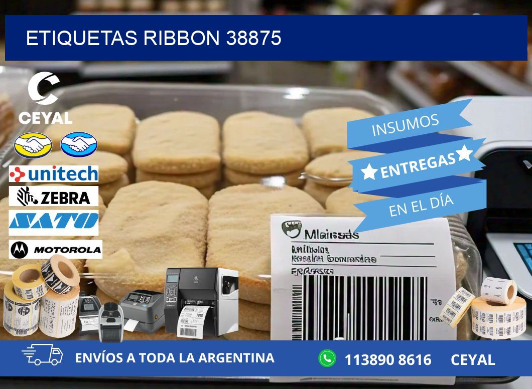 ETIQUETAS RIBBON 38875