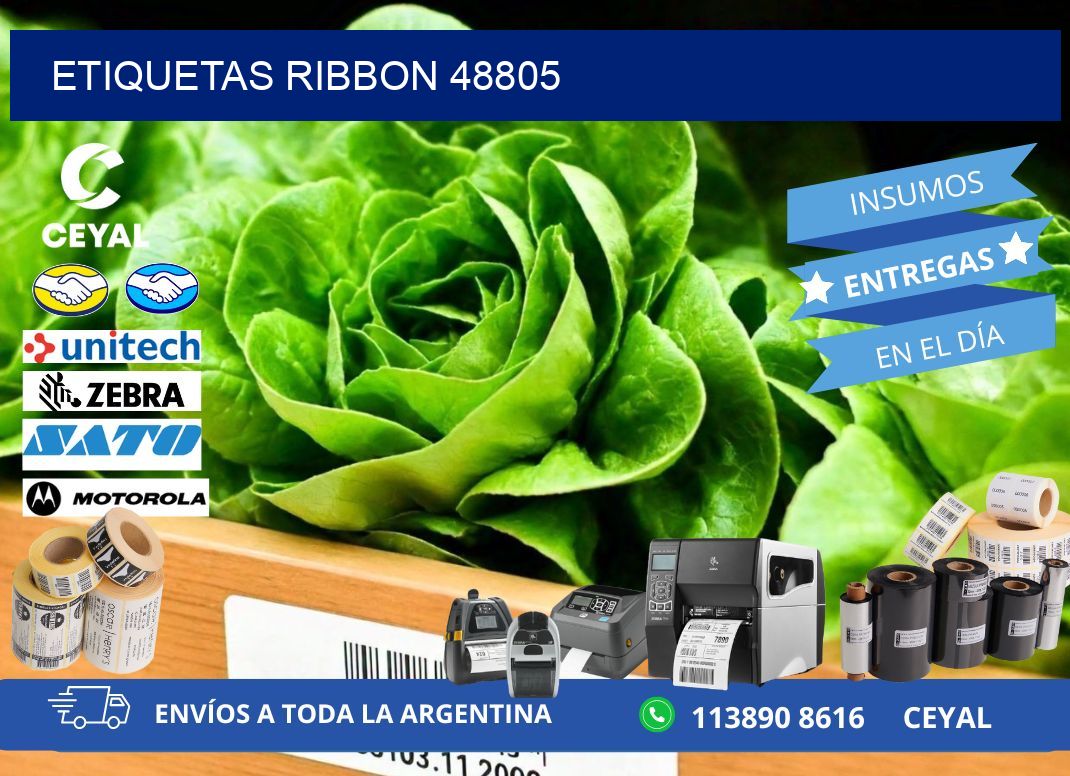 ETIQUETAS RIBBON 48805
