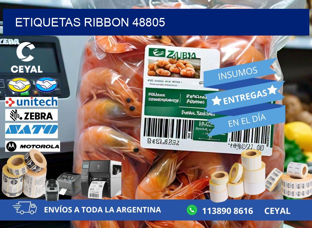 ETIQUETAS RIBBON 48805