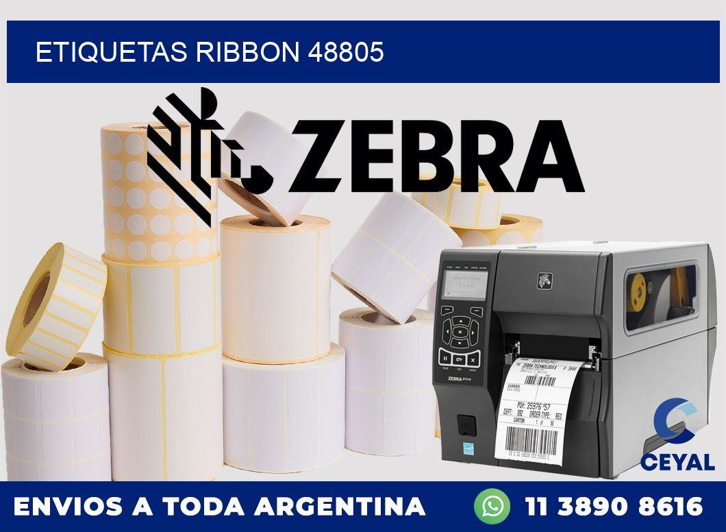 ETIQUETAS RIBBON 48805