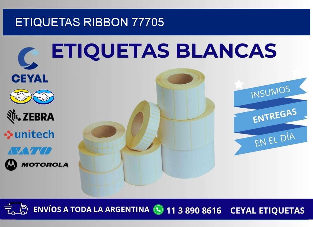 ETIQUETAS RIBBON 77705