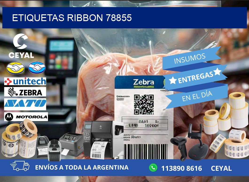 ETIQUETAS RIBBON 78855