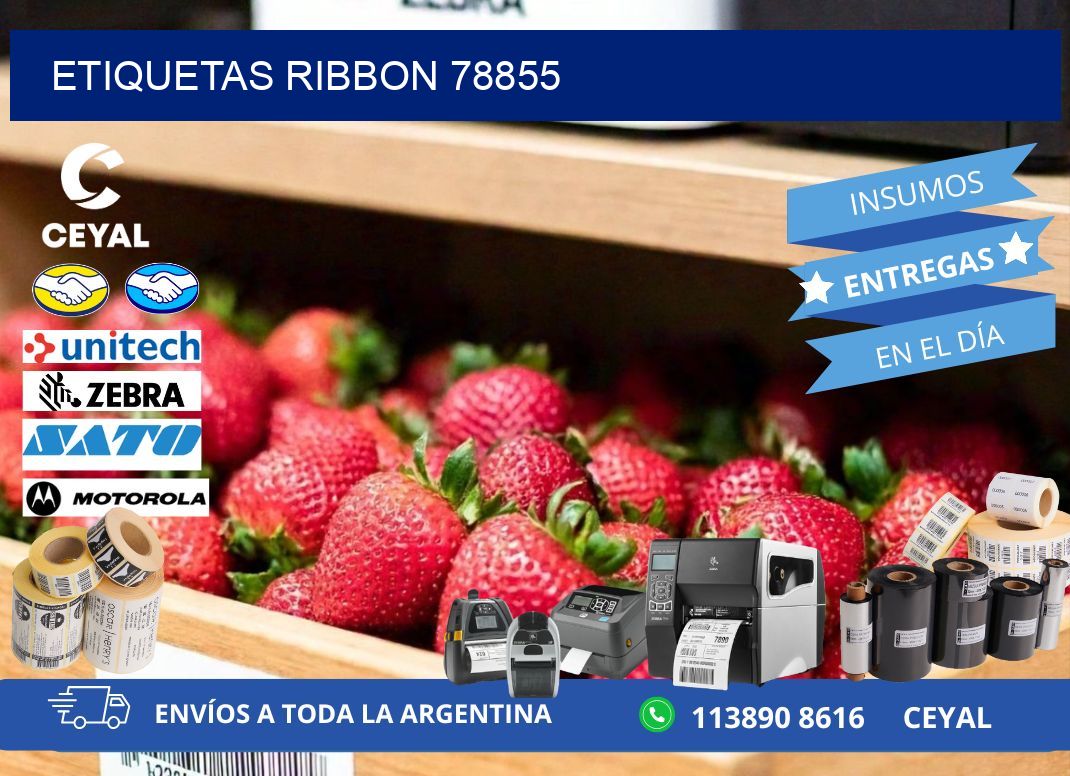 ETIQUETAS RIBBON 78855