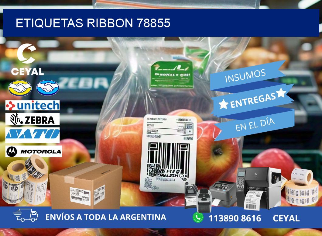 ETIQUETAS RIBBON 78855